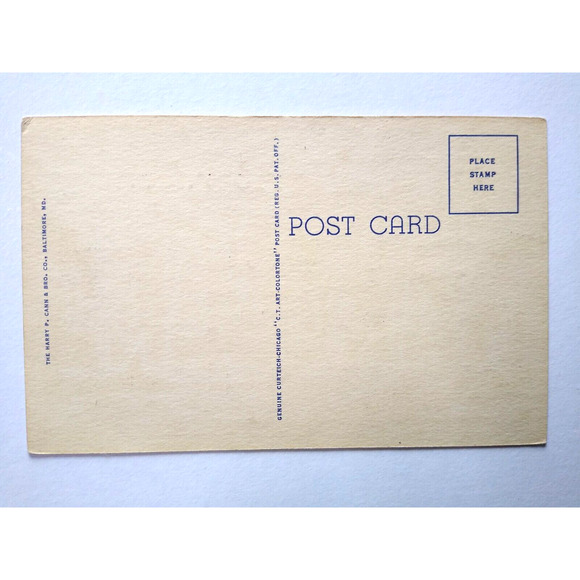 Vintage Postcard Linen Large Letter Greetings Lordsburg NM  Greetings From Aberdeen Maryland Large Letter Postcard Linen Curt Teich Unused